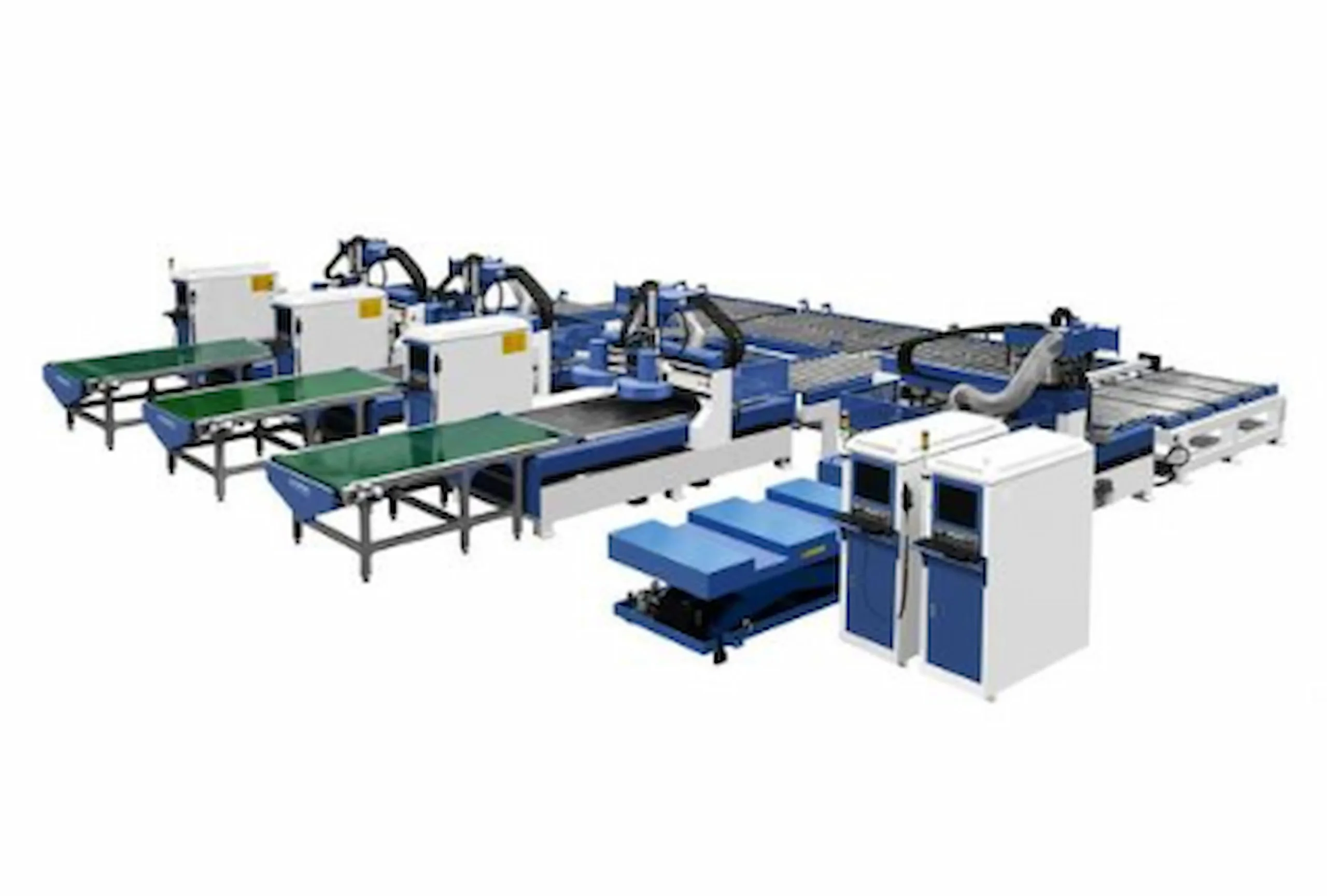 真空成型门板数控自动化生产线